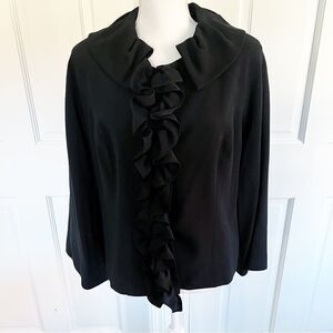 Zelda Purple Label Ruffle Vintage Blouse Cardigan